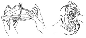 Figure 6. Evaluating midsole stiffness.