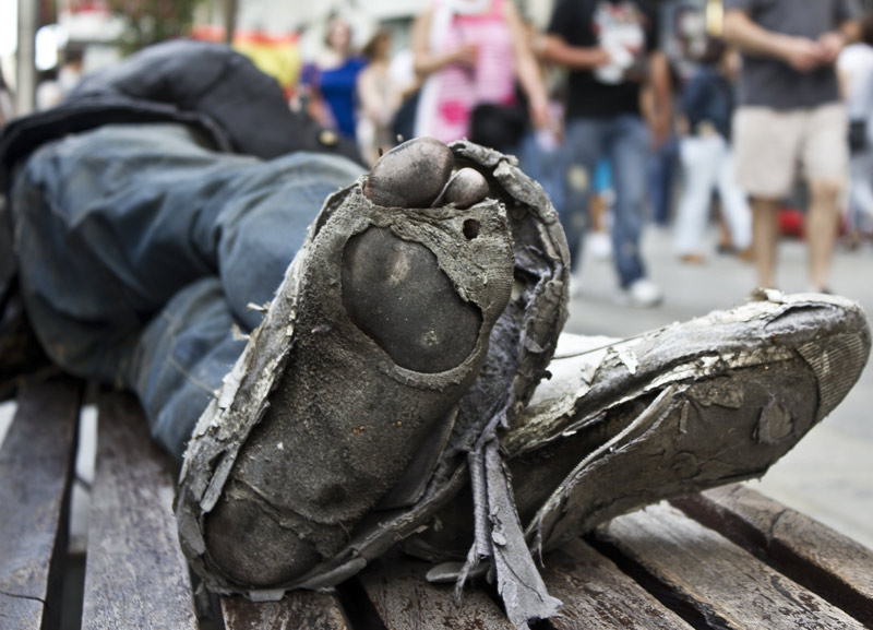 Foot Problems Affect 2/3 of Homeless Population