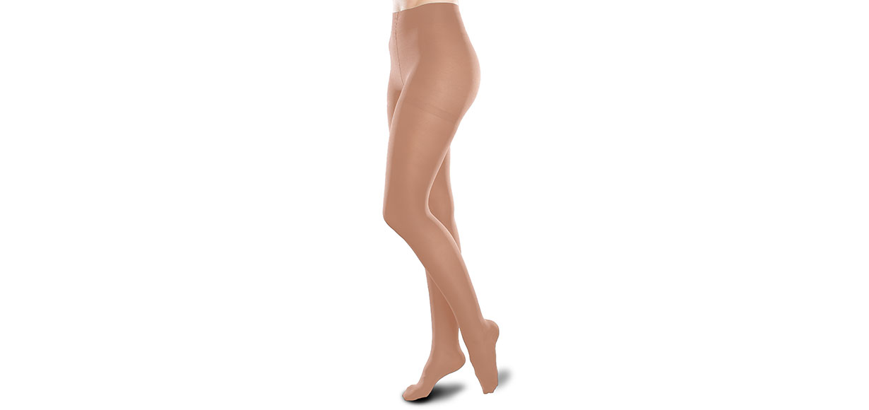 Sand Color Therafirm Ease Microfiber Tights
