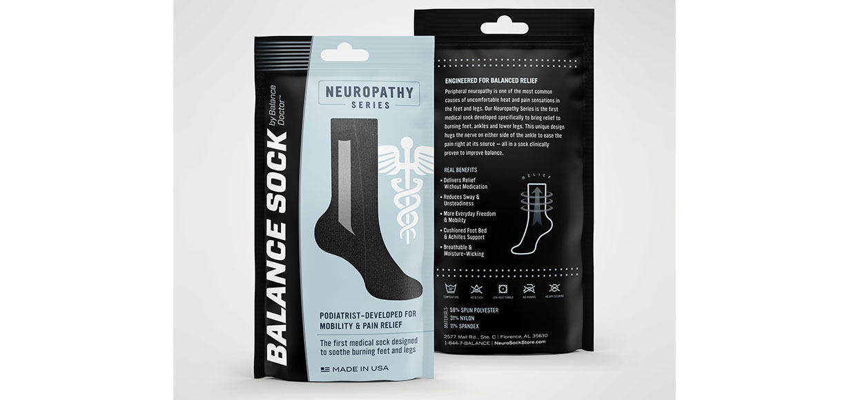 Socks to Treat Peripheral Neuropathy Pain, Improve Balance