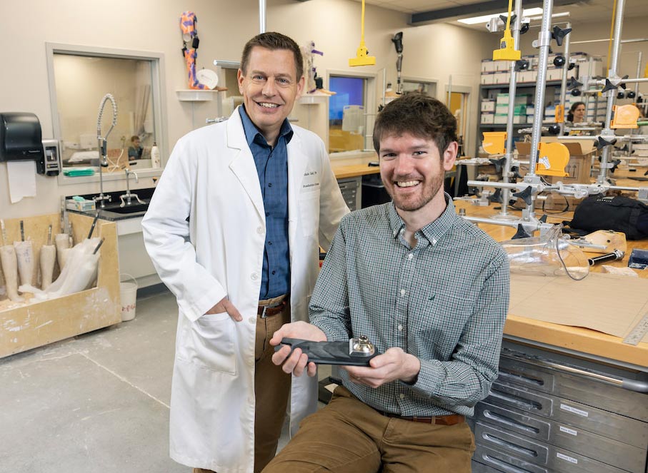 Professor Helps Local Company Test a Better Prosthetic Foot