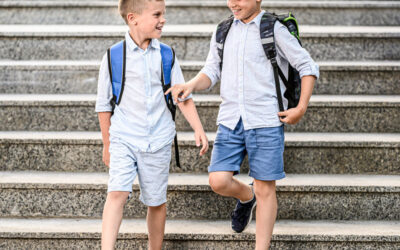 Students’ Backpack Load Impacts Stair Descent Gait