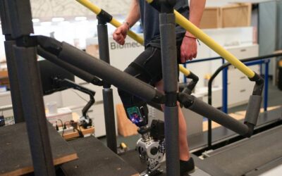 Prosthesis Driven by Nervous System Allows Natural Gait