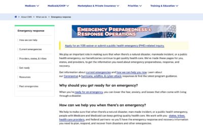 CMS Announces Resources & Flexibilities to Assist in Hurricane Milton’s Aftermath